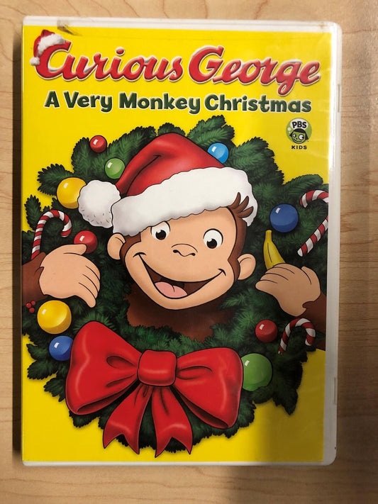 Curious George A Very Monkey Christmas (DVD, 2009) - I0911