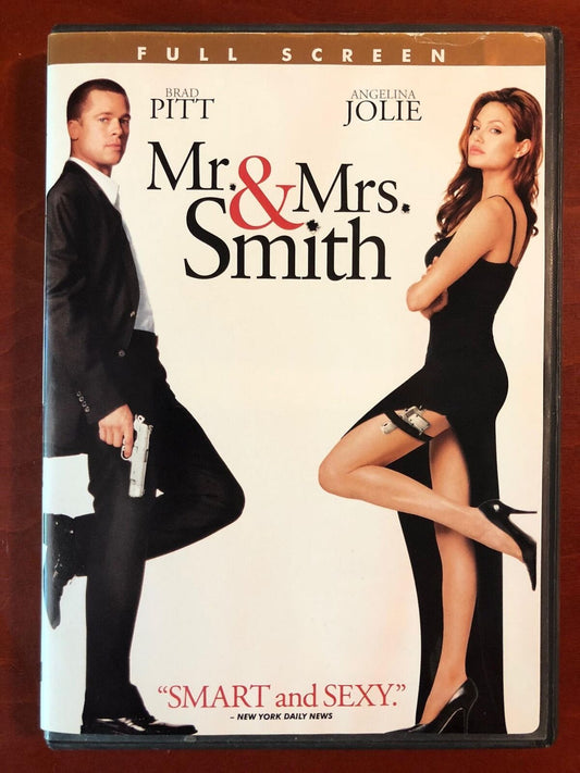 Mr. and Mrs. Smith (DVD, 2005, Full Screen) - K0428