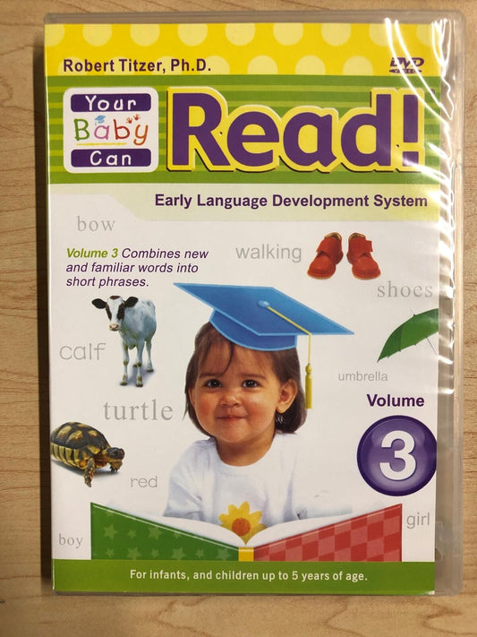 Your Baby Can Read - Volume 3 Early Language Development (DVD, 2008) - J1105