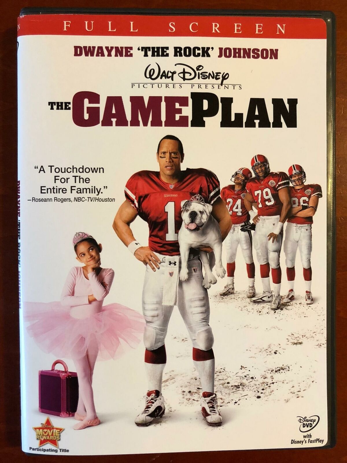 The Game Plan (DVD, 2007, Full Frame, Disney) - H1010