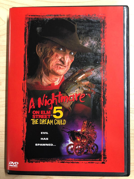 A Nightmare on Elm Street 5 The Dream Child (DVD, 1989) - J0806