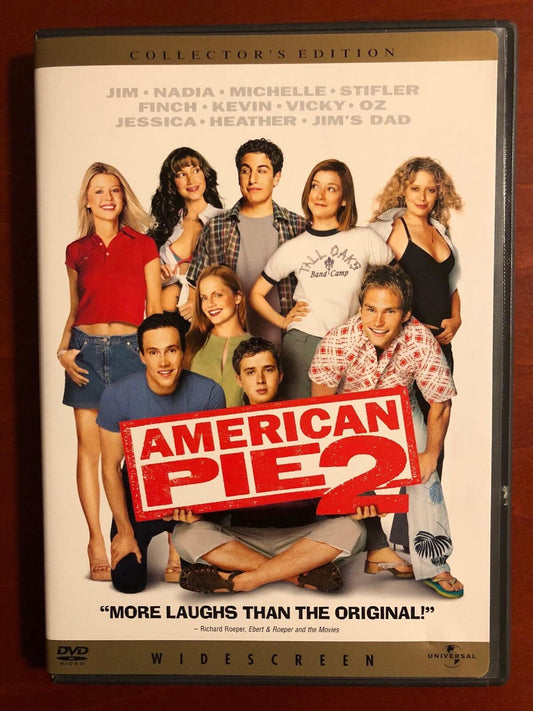 American Pie 2 (DVD, 2001, Unrated, Widescreen Collectors Edition) - J1231