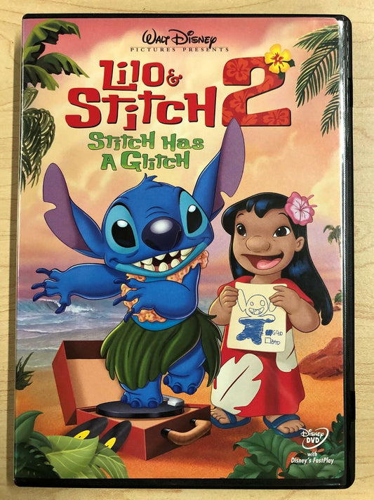 Lilo and Stitch 2 Stitch Has A Glitch (DVD, 2005, Disney) - J1022