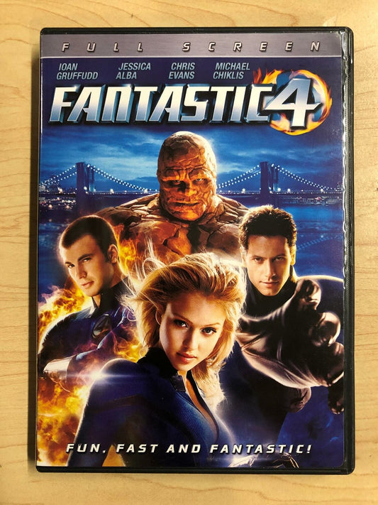 Fantastic 4 (DVD, 2005, Full Screen) - G0621