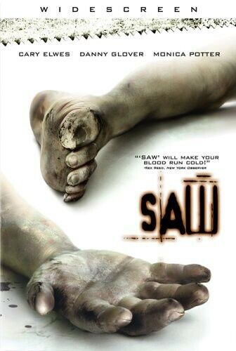 Saw (DVD, 2004, Widescreen) - K0107